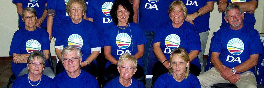The first group of 17 people in Gansbaai who received training to start off the DAâ€™s campaign